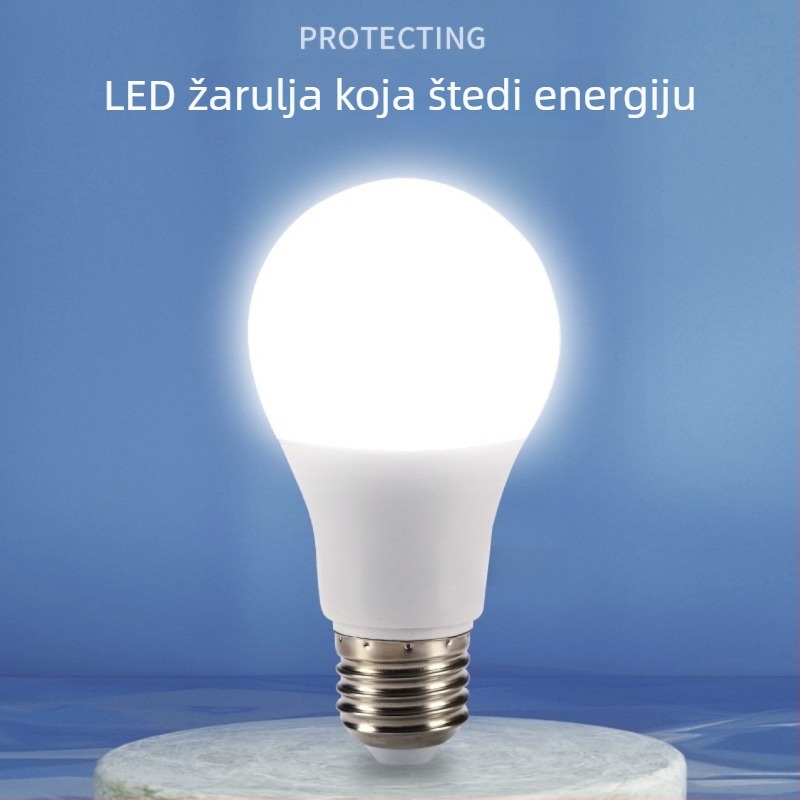 LED žarulja tipa A s bijelim svjetlom za zaštitu očiju, unutarnja upotreba, E27 navoj, energetski učinkovita