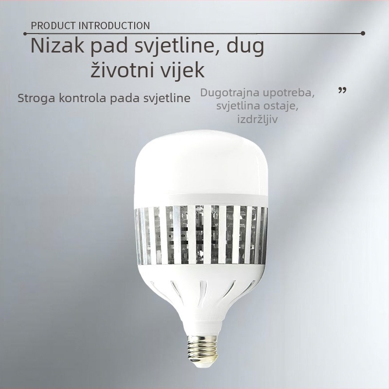 LED visokoučinkovita žarulja E27 za radionicu, tvornicu i dom — ultra svijetla, štedljiva energija