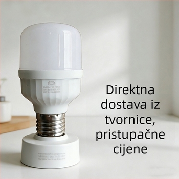 LED žarulja s zvukovno-svjetlosnim upravljanjem, puna svjetlost za hodnik, 5W/10W, E27 priključak