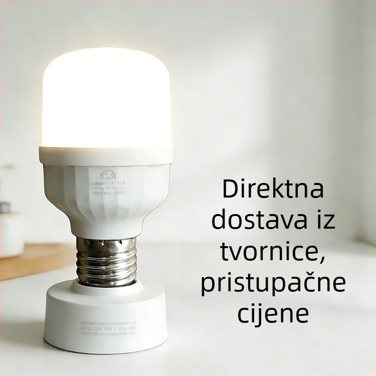 LED žarulja s zvukovno-svjetlosnim upravljanjem, puna svjetlost za hodnik, 5W/10W, E27 priključak