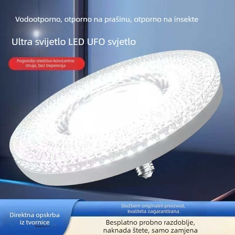 Nova LED žarulja s kristalnim dizajnom, super jaka, E27, kućna upotreba – dnevni boravak, spavaća soba i blagovaonica, bijela svjetlost, zaštita očiju, ušteda energije
