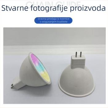 RGB MR16 LED reflektor s promjenom boje i mogućnošću prigušivanja, za unutarnju upotrebu, 220V