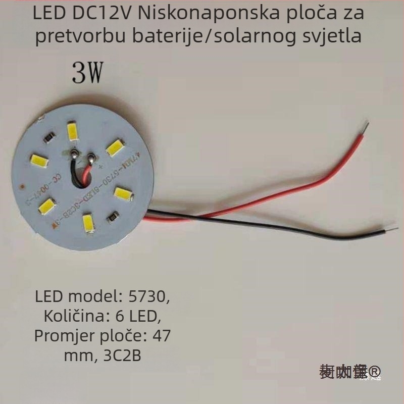 LED 12V DC žarulja niskog napona s Retrofit 5730 LED pločom, solarna energija, 9W–21W (Metabo)
