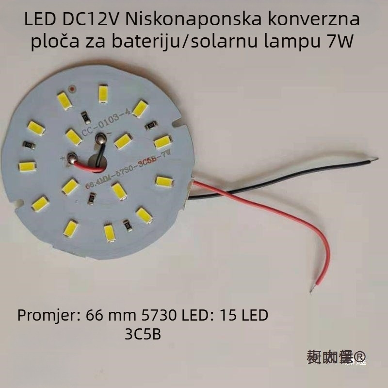 LED 12V DC žarulja niskog napona s Retrofit 5730 LED pločom, solarna energija, 9W–21W (Metabo)