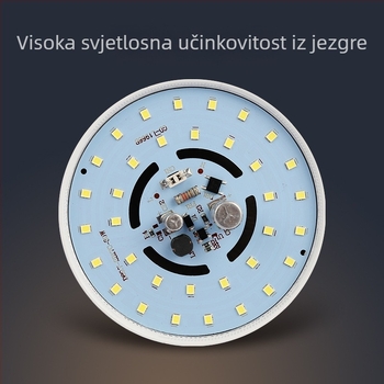 LED kuglična žarulja s plastičnim kućištem i aluminijskim tijelom, E27, energetski učinkovita, vrlo jasna za kućno osvjetljenje, IP65