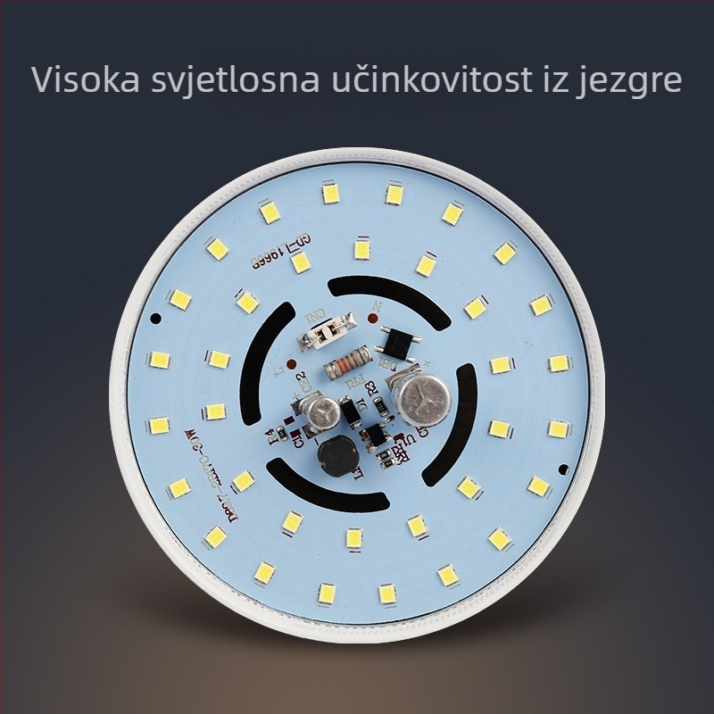 LED kuglična žarulja s plastičnim kućištem i aluminijskim tijelom, E27, energetski učinkovita, vrlo jasna za kućno osvjetljenje, IP65