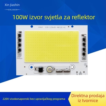 LED izvor svjetla 220V bez drivera za rekonstrukciju, 100W floodlight za industriju i rudnik