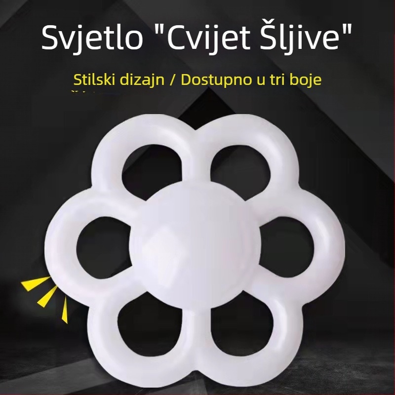 LED žarulja za kućnu upotrebu, dizajn leteći disk, E27 utičnica, 360° snop, akrilno kućište, 20W, IP44
