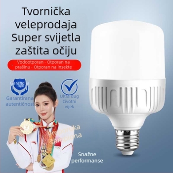 LED žarulja E27, plastično kućište, super svijetla, ušteda energije, za kućnu uporabu