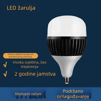 LED žarulja visoke snage s rashladnim rebrima za industrijsko osvjetljenje