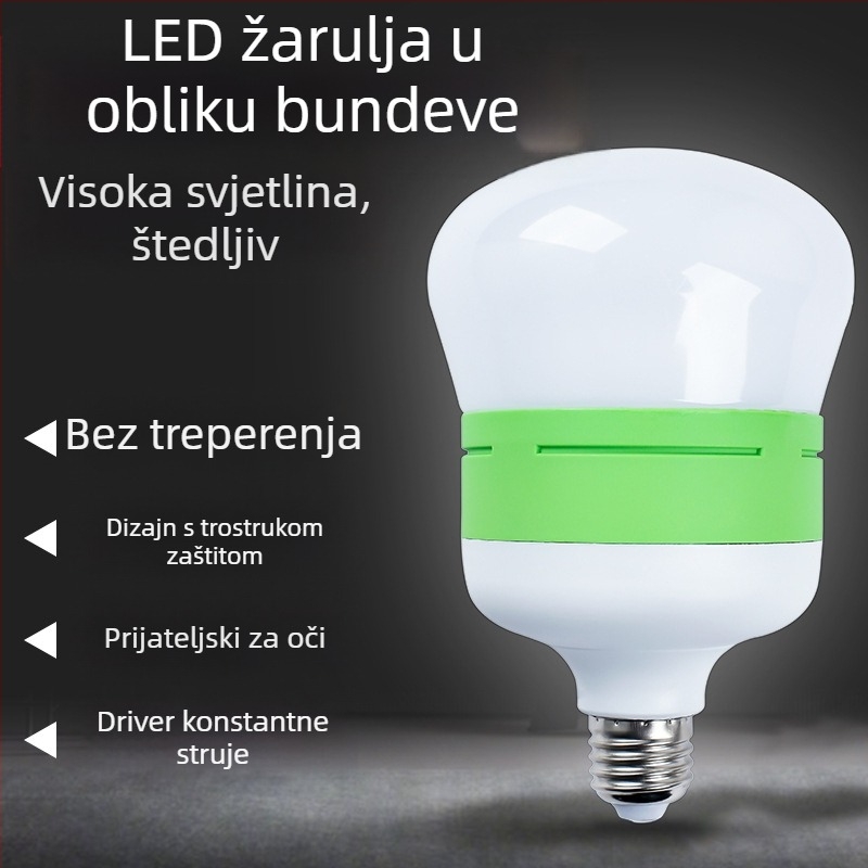 LED žarulja u obliku bundeve, E27, trostruka zaštita, visokokvalitetna LED žarulja s energetskom štednjom