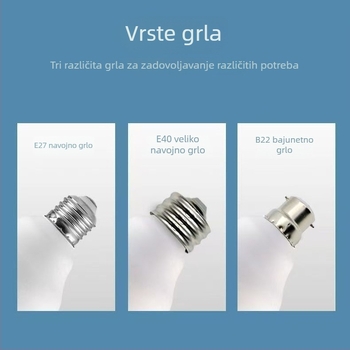 Shilin Lighting LED žarulja E27, energetski učinkovita, bez treperenja, visoke svjetline, za industrijsku uporabu