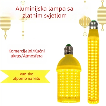 Vanjska vodootporna LED lanterna s šarenim dizajnom kukuruze za dekoraciju krajolika