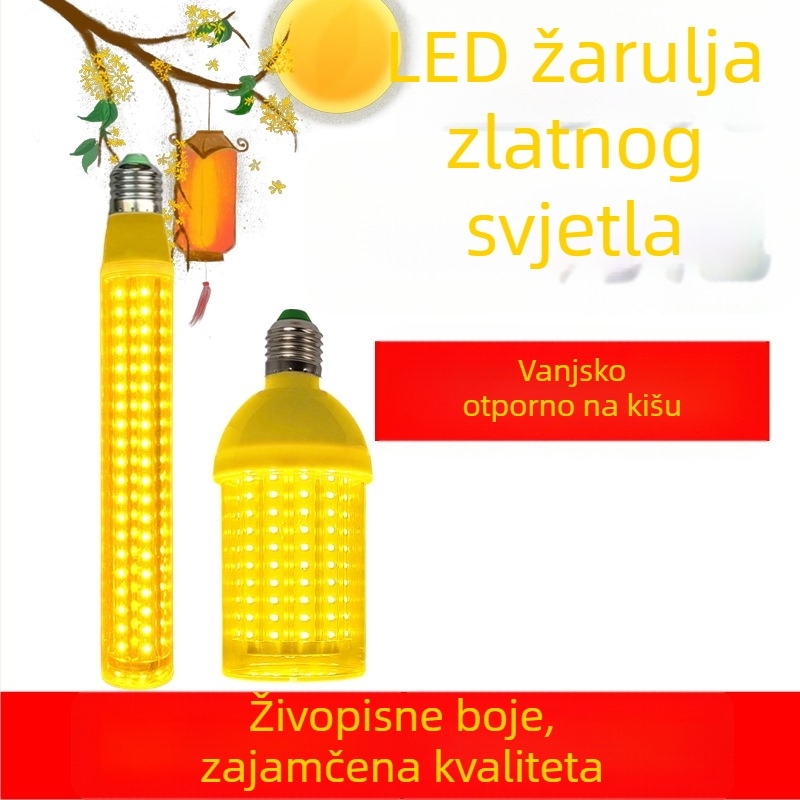 Vanjska vodootporna LED lanterna s šarenim dizajnom kukuruze za dekoraciju krajolika