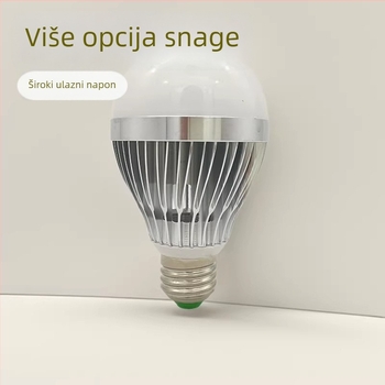 LED kuglasta svjetiljka od aluminija, E27 utičnica, 3W-12W, IP44, 220V, vijek trajanja 20000 h