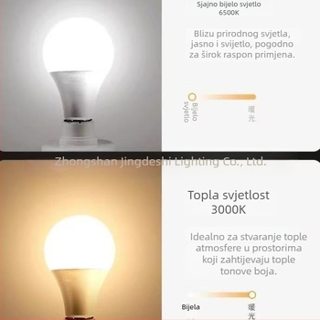 LED kuglična žarulja s E27 navojem, niskonaponska, energetski učinkovit, 12–85V, 15–20W, 360° snop, 90 lm, IP66