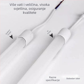 T8 LED vodootporan svjetlosni cijev za skladištenje u hladnjaku i zamrzivaču, duljina 1,2 m, rasvjeta hladnjaka