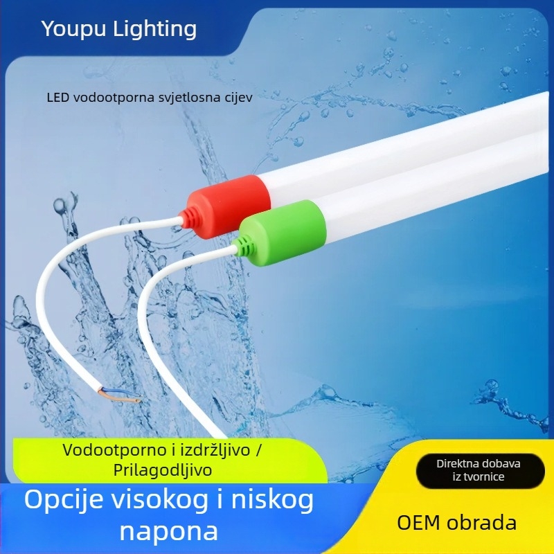 T8 LED vodootporan svjetlosni cijev za skladištenje u hladnjaku i zamrzivaču, duljina 1,2 m, rasvjeta hladnjaka
