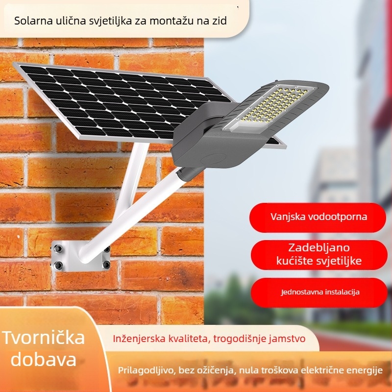 Solarni LED reflektor za vanjsku upotrebu, IP65 vodootporan, 60W, 3.2V, Model 0160