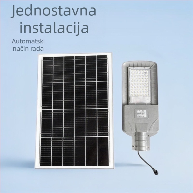 Solarni LED reflektori za vrt s panelom, 60W, automatsko uključivanje noću, vanjsko osvjetljenje