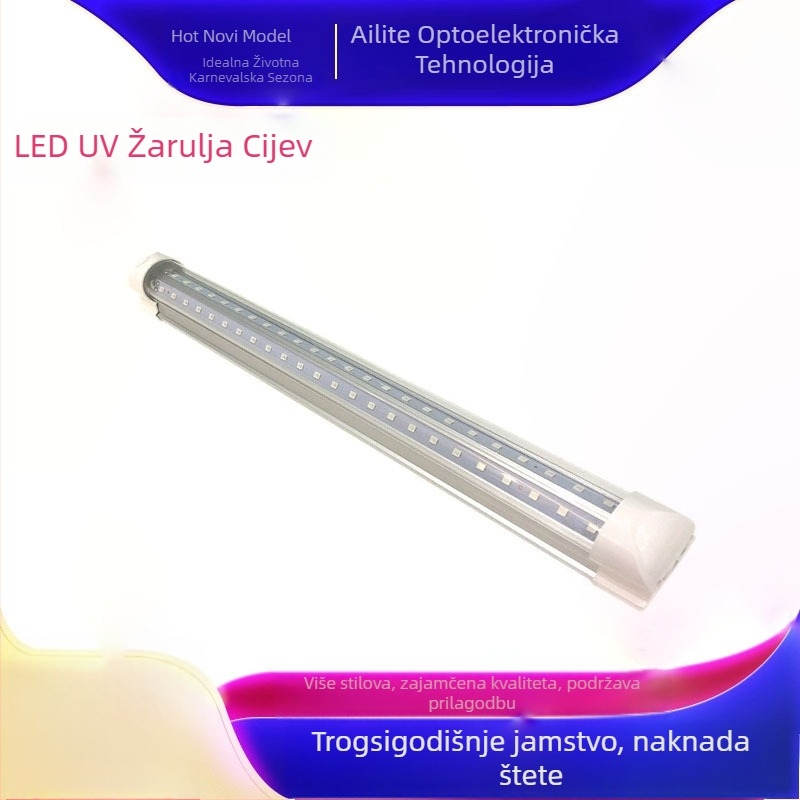 T8 integrirana LED UV kaljenje cijev 395/365 nm za tisak i sušenje tinte