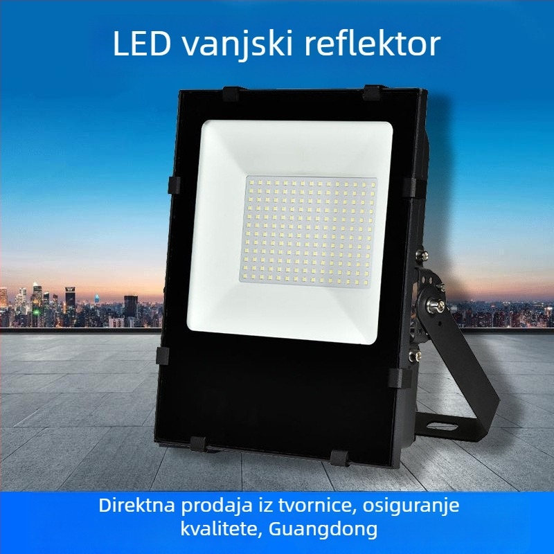 50W LED reflektor, vodootporan vanjski rasvjeta za stadion, izuzetno jaka svjetlost, prilagodljivo
