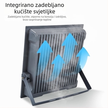 LED floodlight za vanjsku upotrebu, vodootporan vrtni reflektor, IP65, 300W, bijela svjetlost, 180° snop