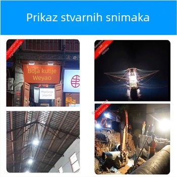 LED reflektor za vanjsku upotrebu IP66, 50W–600W, za tvornicu, radionu i skladište, bijela 6500K, aluminijsko kućište