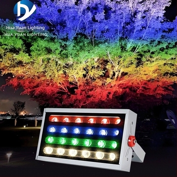 LED dugin reflektor rasvjeta, 24W, DC24V, IP65, aluminijsko kućište kvadratnog oblika, 24 LED, CRI 90, 1400 lm, 30° ugao snopa, dimenzije 315×180×87 mm, za vanjsku rasvjetu