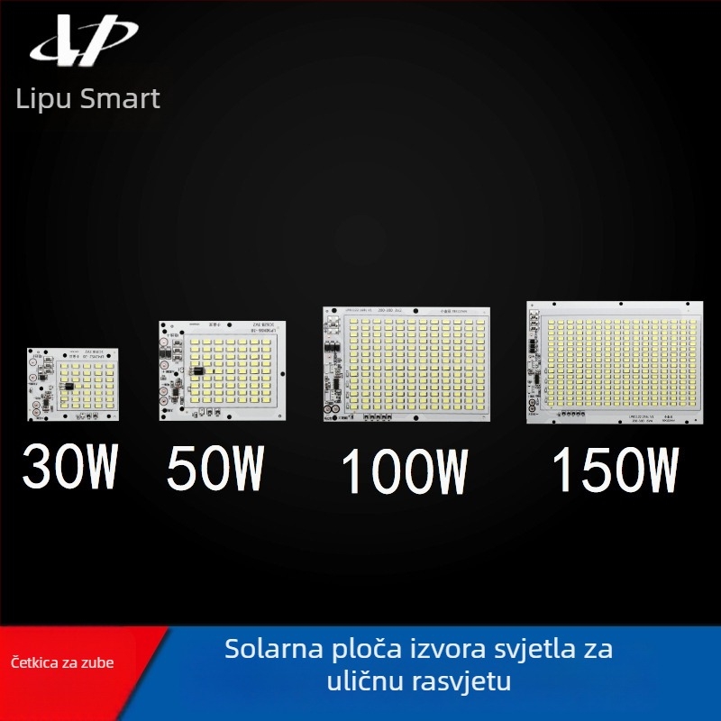Integrirana solarna ulična rasvjeta 5054 LED flood light s integriranom pločom izvora svjetla