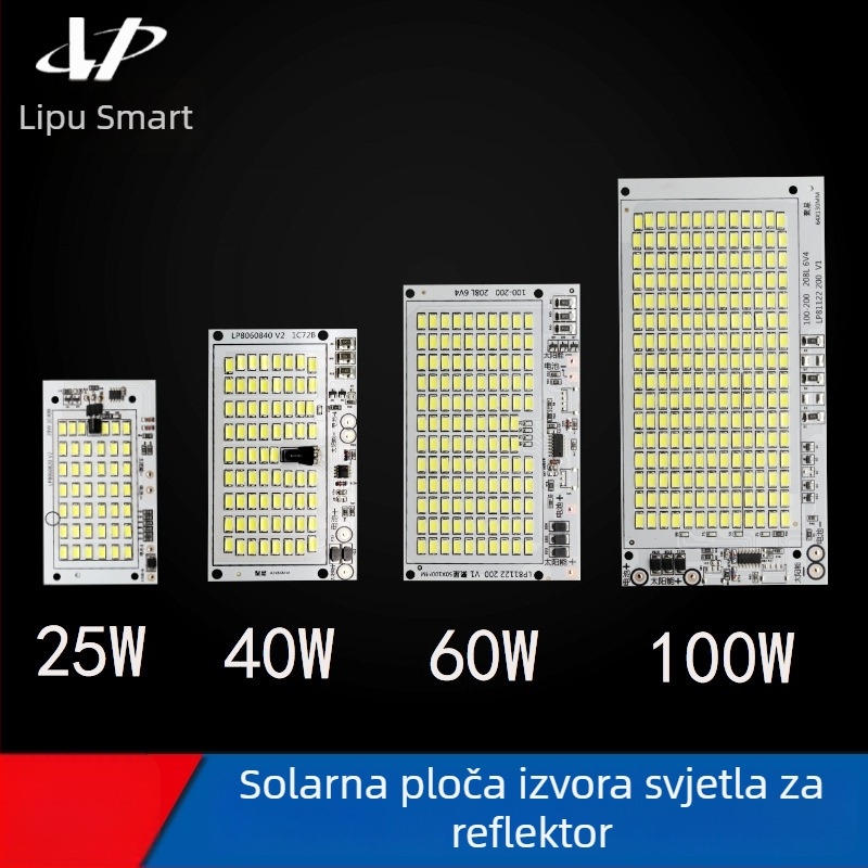 Integrirana solarna ulična rasvjeta 5054 LED flood light s integriranom pločom izvora svjetla