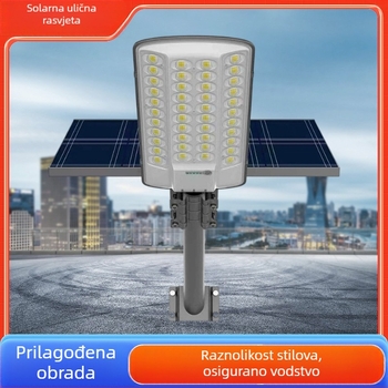 Integrirana solarna LED ulična svjetiljka visokog sjaja s tri strane za održavanje i zamjenu vanjskog cestovnog rasvjetnog sustava