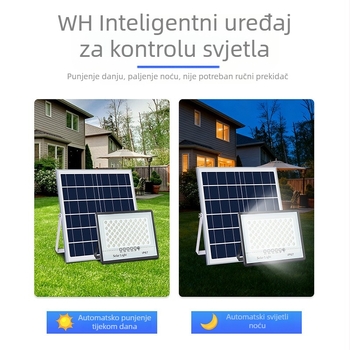 Solarni projektor s efektom zvjezdanog neba za zidnu montažu u vrtu
