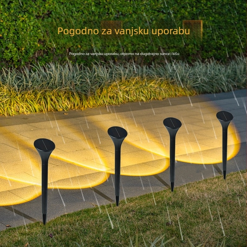 Solarne lampe za travnjak i dvorište – dekorativno osvjetljenje za staze i krajolik s usmjerenim svjetlom