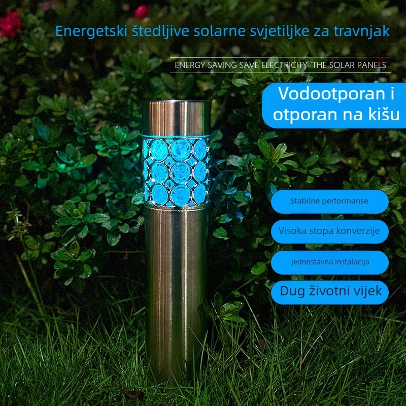 Solarne vanjske vrtne lampe – LED rasvjeta za travnjak i dvorište
