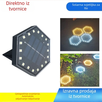 Modularne solarne podzemne LED svjetla za montažu na zid, stubišta, ograde i travu