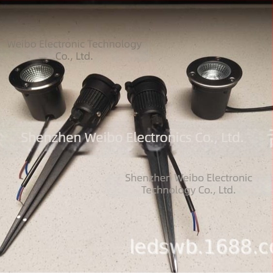 80 mm RGB LED podzemno svjetlo, kružno, 3W, DC12V, IP65, vanjsko osvjetljenje krajine