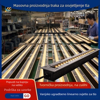 LED podzemno svjetlo, kvadratnog oblika, 24V, 18W, nehrđajući čelik, IP65, vanjsko krajinsko osvjetljenje