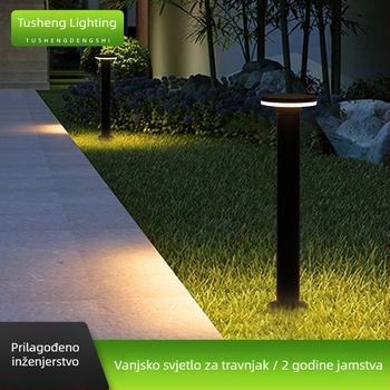 Solarna rasvjeta za travnjak i vrt, dvorište i balkon – aluminij, IP65, 12W, model CPD11
