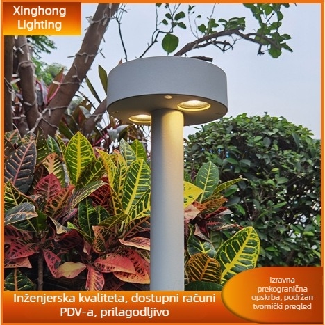 LED moderna rasvjeta krajolika dvorište – vanjska, IP65, aluminij, 2x5W