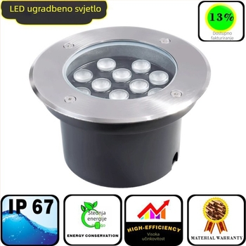 LED podzemno svjetlo za vanjsku travu i krajolik – ugrađeni vodootporni usmjereni reflektor 3W–6W, Huiyan Lighting