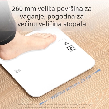 Deli LE601/LE602/LE603 Vaga za zdravlje – Točna digitalna vaga za mjerenje težine, kućna i studentska uporaba