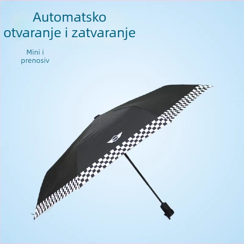 Mini sklopivi kišobran s automatskim otvaranjem i zatvaranjem te UV zaštitom