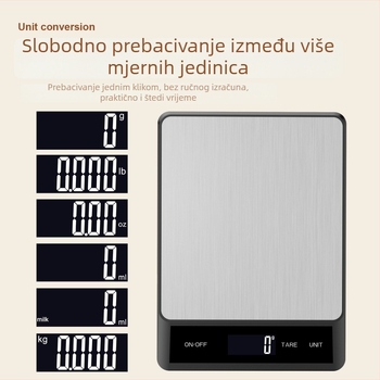 Kuhinjska elektronička vaga za komercijalnu upotrebu, 5 g–15 kg, model K-26