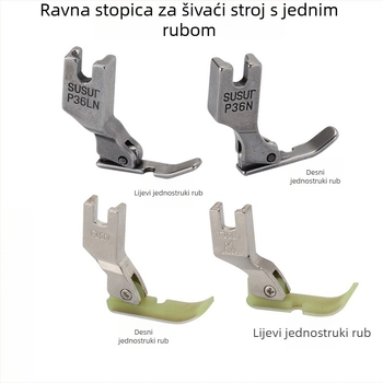 Ravna plastična noga pritiska za industrijski šivaći stroj, čelična noga za kožu, osnovna pločica T36LN/P36N
