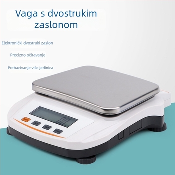 Laboratorijska visoko precizna digitalna vaga, rezolucija 0,1 g, višenamjenska gram vaga