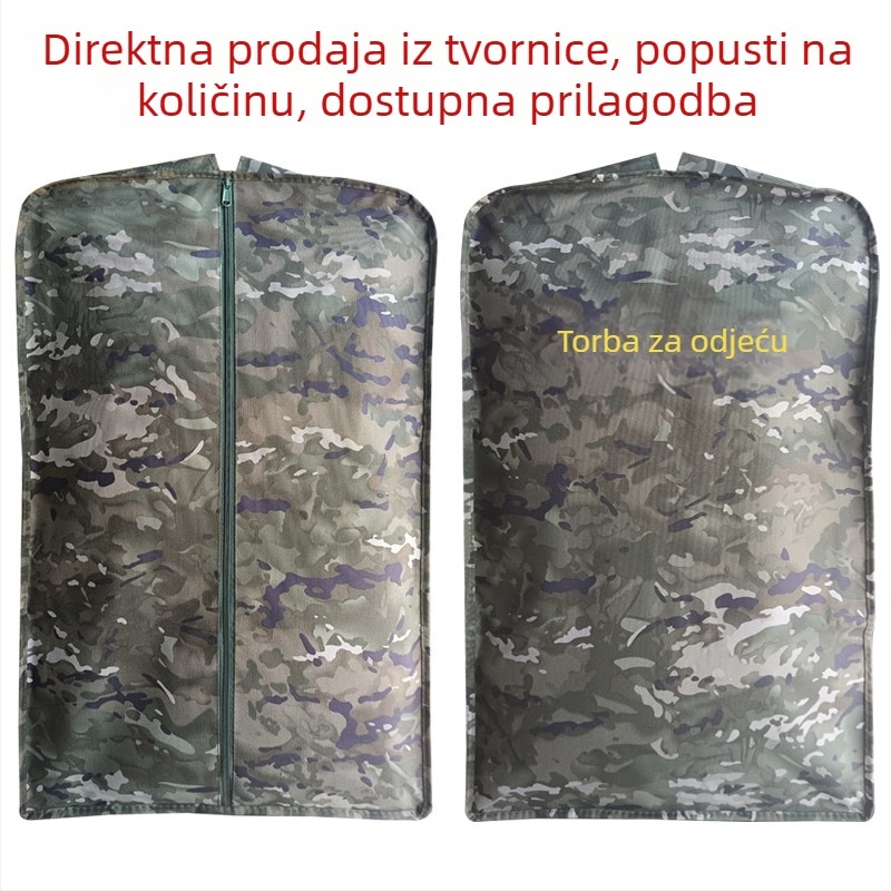 Kamuflažni navlaka za kapute i kostime s čvrstim okvirom, debeli, prašno- i vlagootporan, plava vrećica za odlaganje odjeće na vješanje