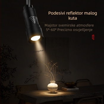 Površinski montirani podesivi spot sa zumom, uski snop, LED downlight za čajnu sobu, ulaz u restoran i hodnik