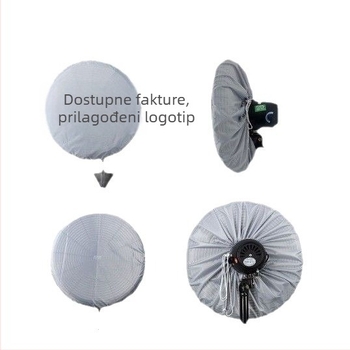 Industrijski pokrov za prašinu ventilatora - ekstra velika, univerzalna za zidne i viseće ventilatore
