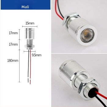 LED mini reflektor s niskim naponom (12V/24V), topla bijela svjetlost, aluminijsko kućište, lokalno osvjetljenje